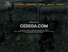 Tablet Screenshot of cedega.com
